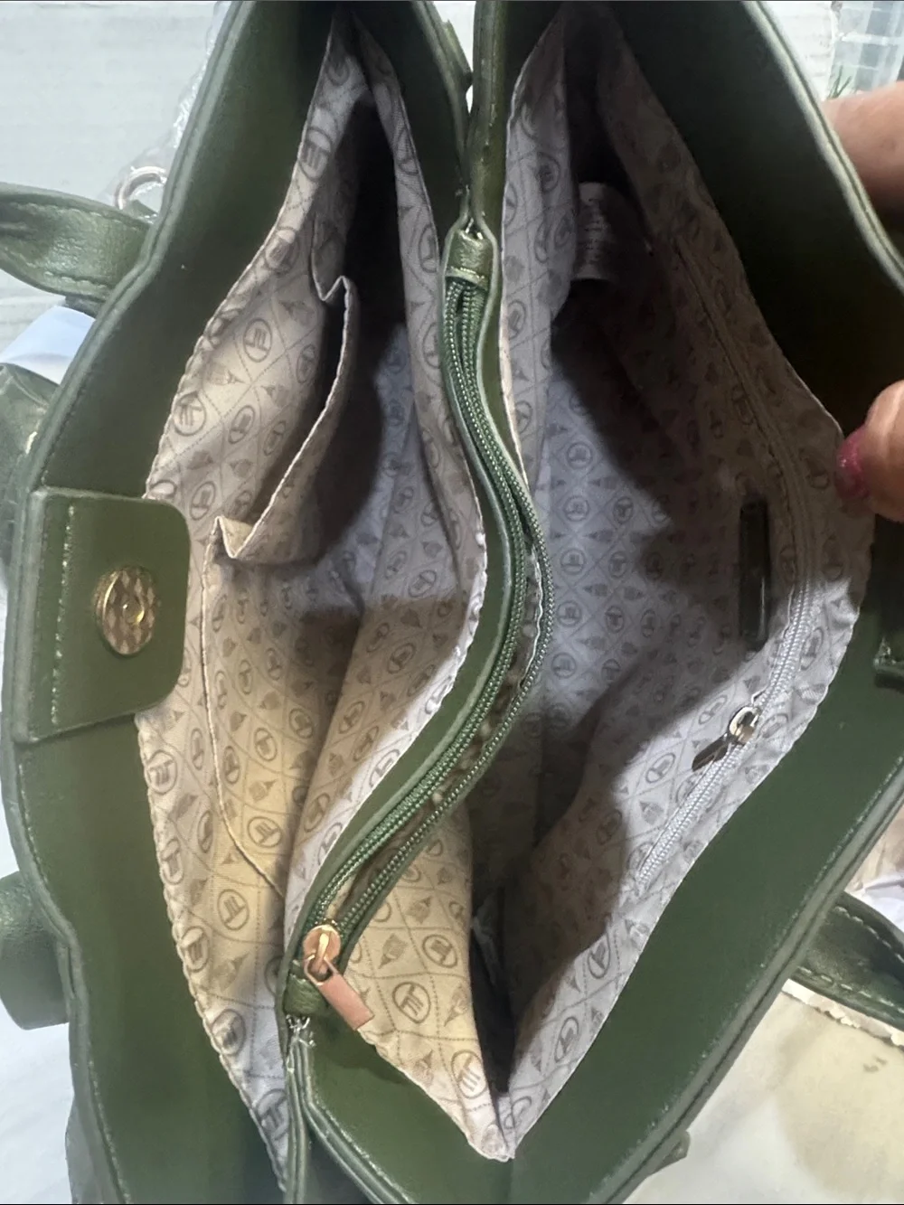 London Fog structured olive